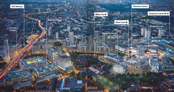 Floor Plan Image for 2 Bedroom Apartment to Rent in BBC TV CENTER, 3 Woodlane Crescen, London