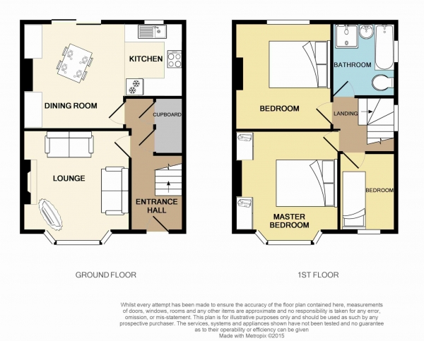 Floor Plan Image for 3 Bedroom Semi-Detached House for Sale in Bartholomew Road Cowley