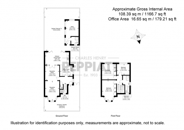 Floor Plan Image for 3 Bedroom Semi-Detached House for Sale in South Lodge Drive, Oakwood, N14