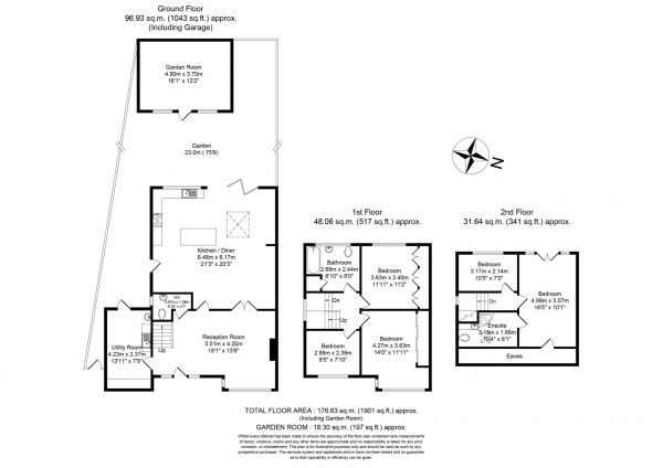 Floor Plan Image for 5 Bedroom Semi-Detached House for Sale in Chandos Avenue, Southgate, N14