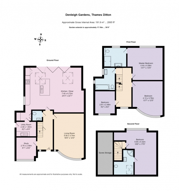 Floor Plan For 4 Bedroom Semi Detached House For Sale In