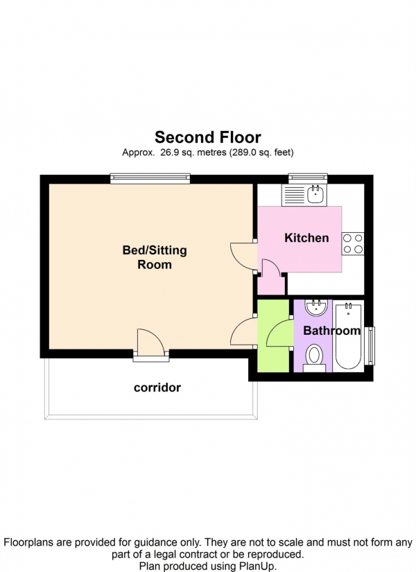 Floor Plan Image for Apartment for Sale in Horner Court, Leytonstone