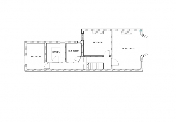 Floor Plan Image for 2 Bedroom Flat for Sale in Steele Road Leytonstone, London