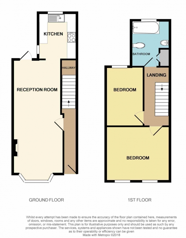 Floor Plan Image for 2 Bedroom Property for Sale in Farmer Road, Leyton, E10