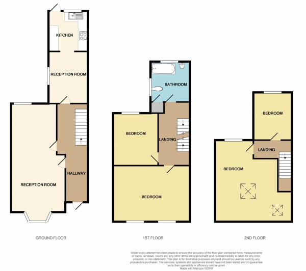 Floor Plan Image for 4 Bedroom Property for Sale in Murchison Road, Leyton