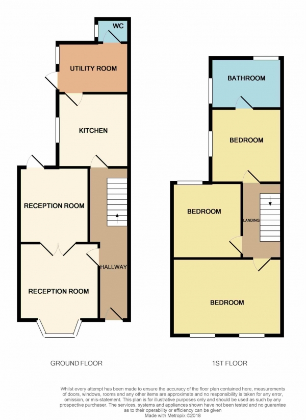 Floor Plan for 3 Bedroom Property for Sale in Murchsion Road, Leyton, Leyton, E10, 6LT - Guide Price &pound600,000