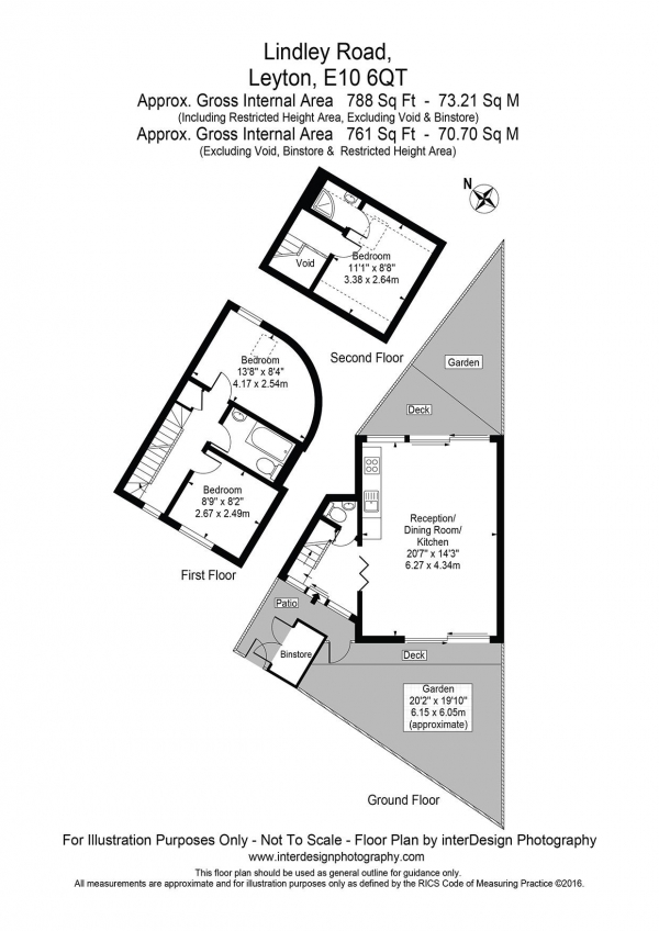 Floor Plan Image for 3 Bedroom Property for Sale in Lindley Road, Leyton