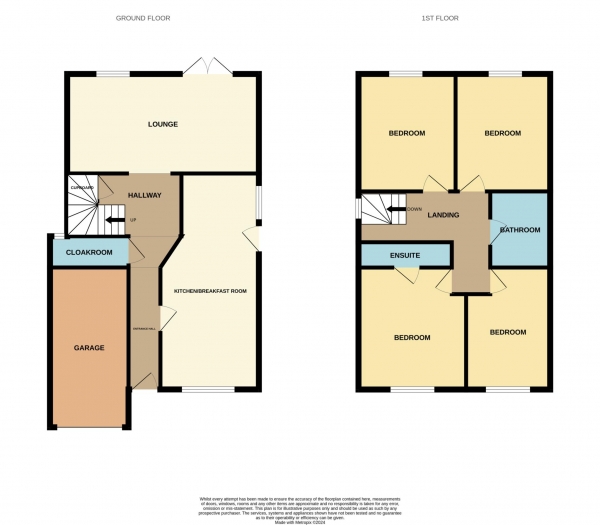 Floor Plan Image for 4 Bedroom Detached House for Sale in Garden Close, Althorne