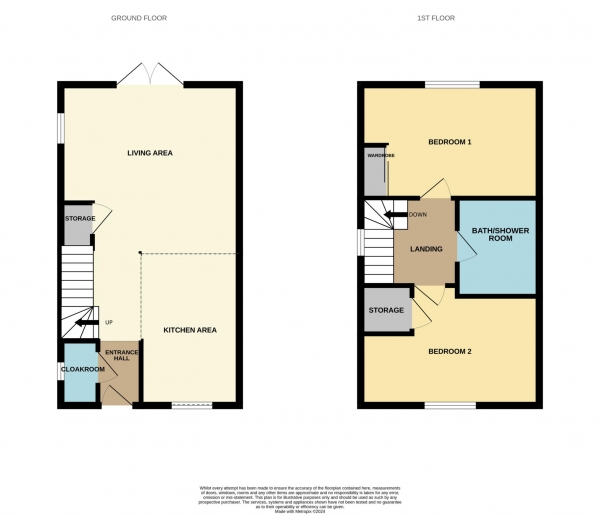 Floor Plan Image for 2 Bedroom Semi-Detached House for Sale in Regatta Way, Essex