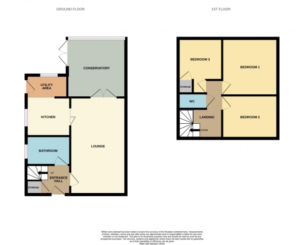 Floor Plan Image for 3 Bedroom Semi-Detached House for Sale in Granger Avenue, Maldon