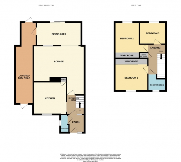 Floor Plan Image for 3 Bedroom End of Terrace House for Sale in Eliot Way, Maldon