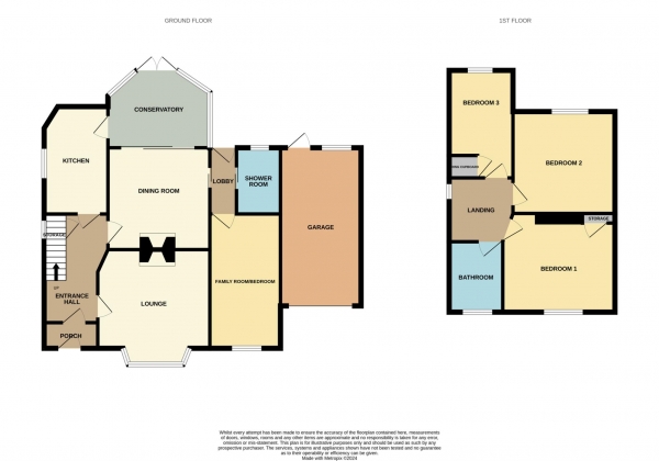 Floor Plan Image for 3 Bedroom Detached House for Sale in Holloway Road, Heybridge