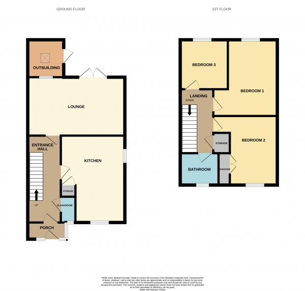 Floor Plan Image for 3 Bedroom End of Terrace House for Sale in Hillary Close, Heybridge