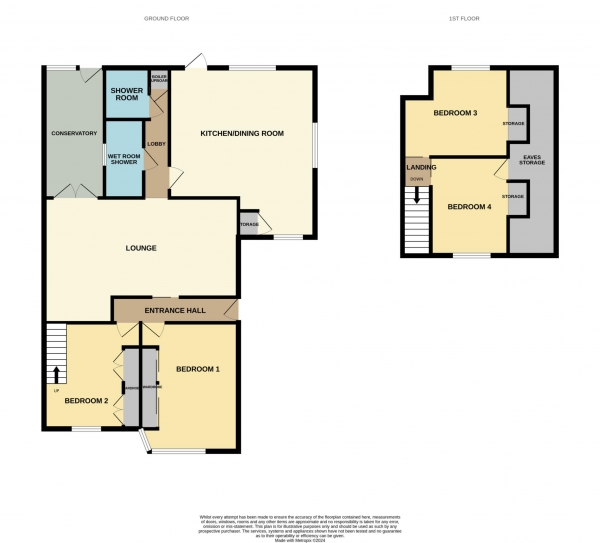 Floor Plan Image for 4 Bedroom Detached House for Sale in Nevendon Road, Wickford