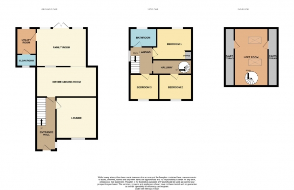 Floor Plan Image for 3 Bedroom Semi-Detached House for Sale in Wood Road, Heybridge