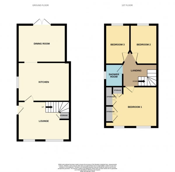 Floor Plan Image for 3 Bedroom Semi-Detached House for Sale in Bramley Way, Mayland