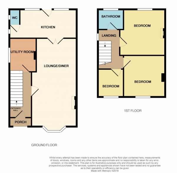 Floor Plan Image for 3 Bedroom Semi-Detached House for Sale in Fambridge Road, Maldon