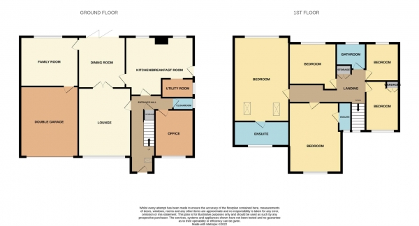 Floor Plan Image for 5 Bedroom Detached House for Sale in Pitt Chase, Great Baddow