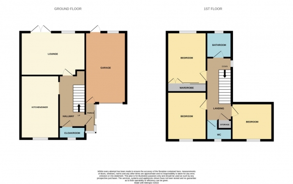 Floor Plan Image for 3 Bedroom Terraced House for Sale in Hunt Avenue, Heybridge