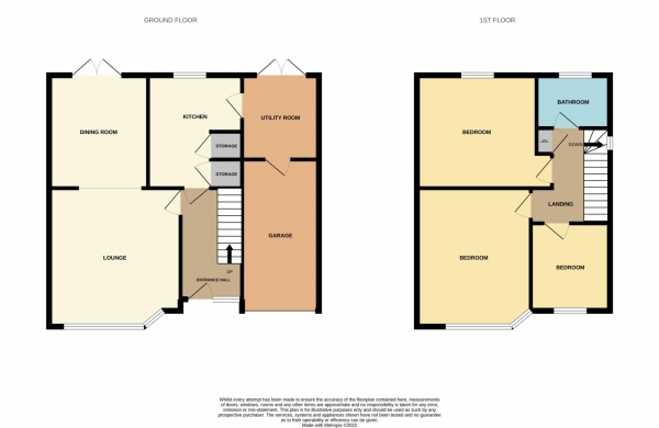 Floor Plan Image for 3 Bedroom Semi-Detached House for Sale in Crescent Road, Heybridge