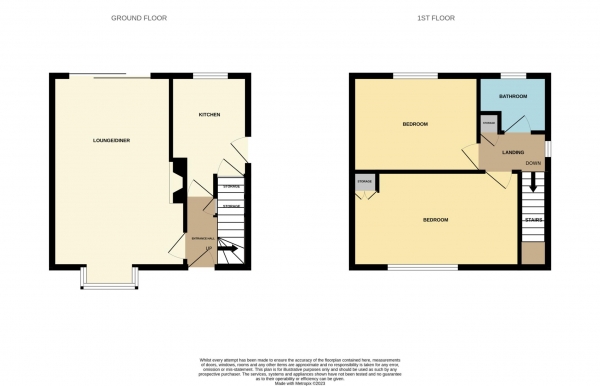 Floor Plan Image for 2 Bedroom End of Terrace House for Sale in Rothbury Road, Chelmsford