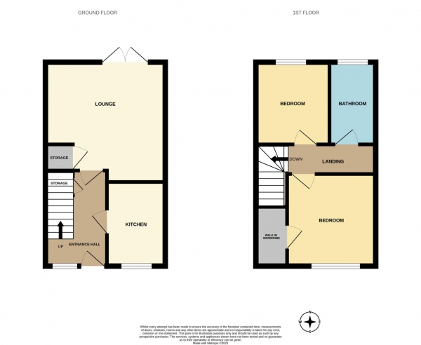 Floor Plan Image for 2 Bedroom Terraced House for Sale in Barleyfields, Witham