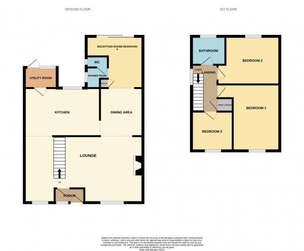 Floor Plan Image for 3 Bedroom Semi-Detached House for Sale in Masefield Road, Maldon