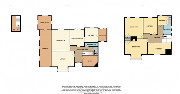 Floor Plan Image for 5 Bedroom Detached House for Sale in Broomfield Road, Chelmsford