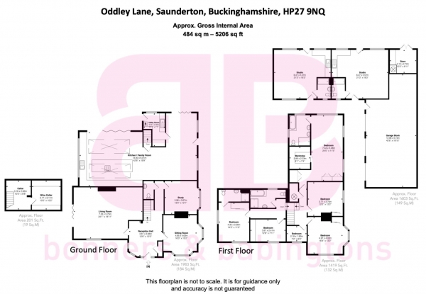 Floor Plan Image for 5 Bedroom Country House for Sale in Oddley Lane, Bledlow-VIEWINGS AVAILABLE