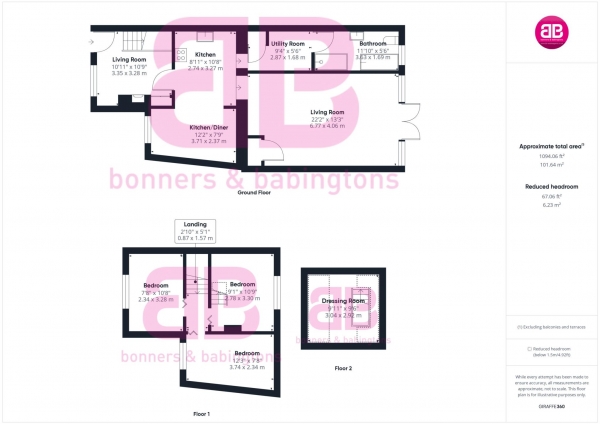 Floor Plan Image for 3 Bedroom Cottage for Sale in Oakley Road, Chinnor