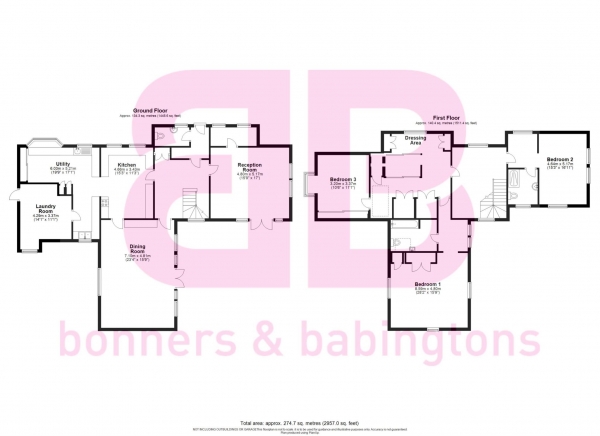 Floor Plan Image for 3 Bedroom Detached House to Rent in Chinnor Road, Bledlow Ridge