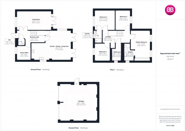 Floor Plan Image for 4 Bedroom Detached House for Sale in Lingwell Close, Chinnor