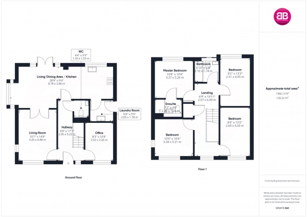 Floor Plan for 4 Bedroom Detached House for Sale in Pilmore Meadow, Chinnor, OX39, 4GA - Guide Price &pound700,000