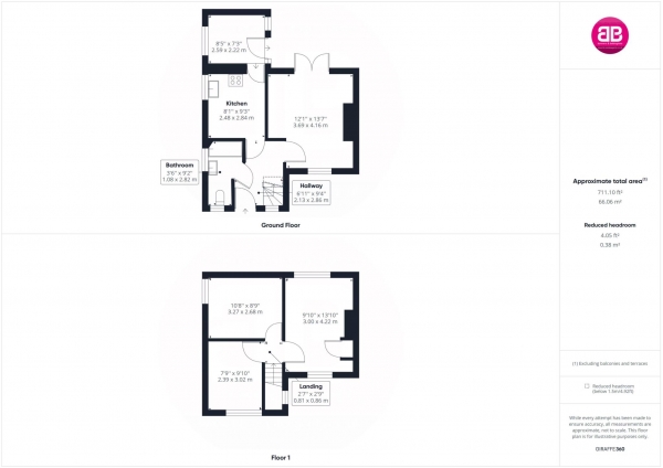 Floor Plan Image for 3 Bedroom Semi-Detached House for Sale in Brill Road, Oakley