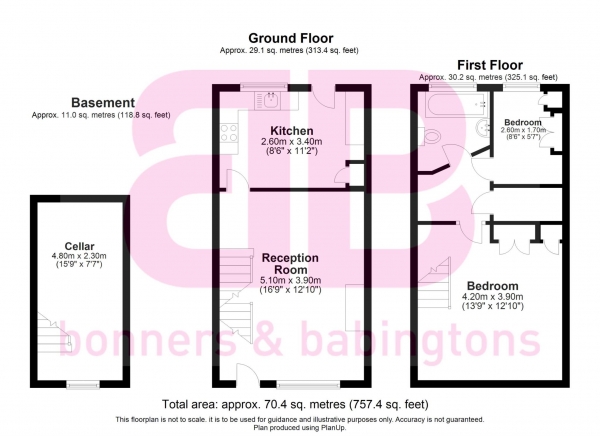 Floor Plan Image for 2 Bedroom Cottage for Sale in Shirburn Street, Watlington