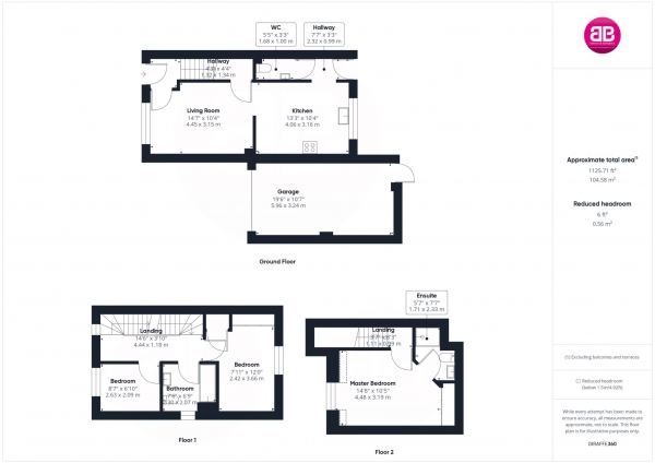 Floor Plan Image for 3 Bedroom Semi-Detached House for Sale in Oxford Down, Chinnor