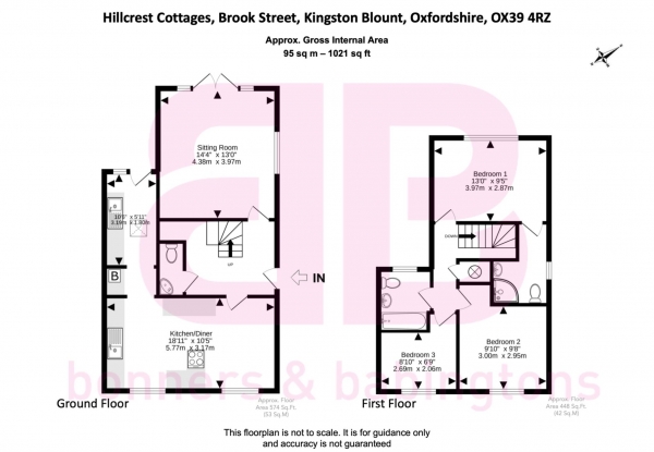Floor Plan Image for 3 Bedroom Semi-Detached House for Sale in Kingston Blount