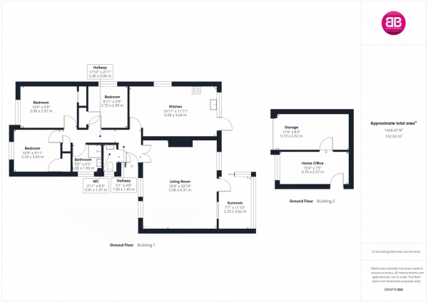 Floor Plan Image for 3 Bedroom Detached House for Sale in Lower Road, Postcombe