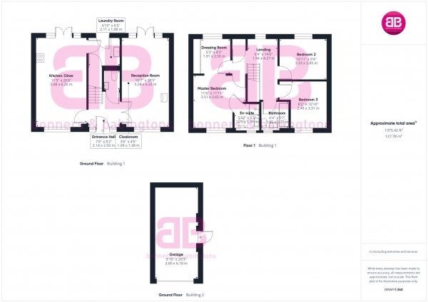 Floor Plan Image for 4 Bedroom Detached House for Sale in Littlemoor Field, Chinnor