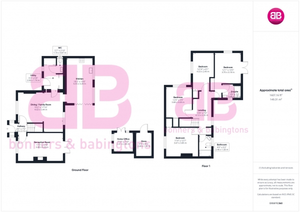 Floor Plan Image for 4 Bedroom Semi-Detached House for Sale in Icknield Close, Kingston Blount