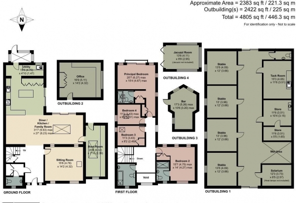 Floor Plan Image for Equestrian for Sale in Green End, Granborough