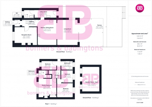 Floor Plan Image for 4 Bedroom Property for Sale in Wykeham Rise, Chinnor