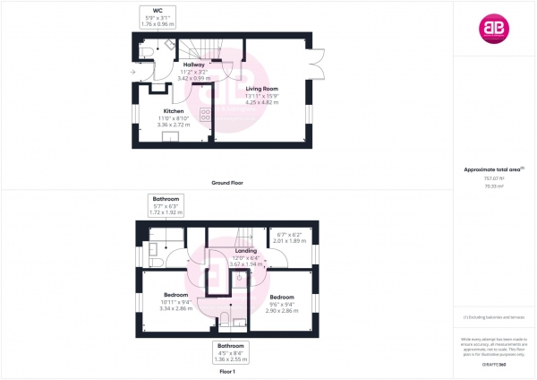 Floor Plan Image for 3 Bedroom Detached House for Sale in Lakeside Road, Chinnor - LOVELY VIEWS