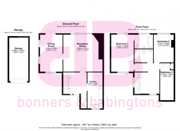 Floor Plan Image for 3 Bedroom End of Terrace House for Sale in Perry Lane, Bledlow - PERIOD COTTAGE