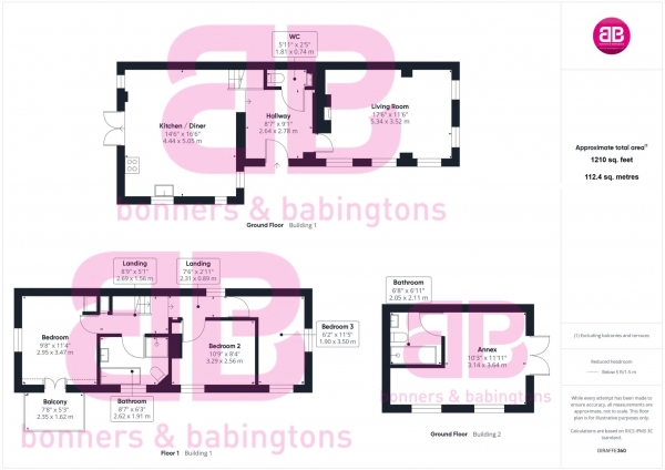 Floor Plan Image for 3 Bedroom Detached House for Sale in Perry Lane, Bledlow