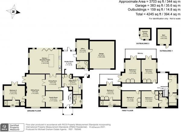 Floor Plan Image for 7 Bedroom Country House for Sale in Blackgrove Road, Waddesdon