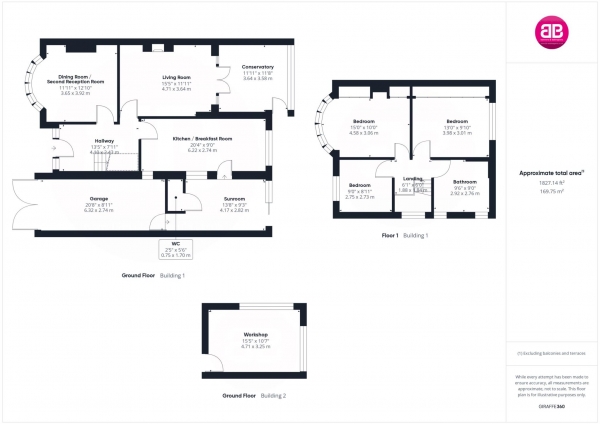 Floor Plan Image for 3 Bedroom Semi-Detached House for Sale in Aston Clinton Road, Weston Turville - NO UPPER CHAIN!!