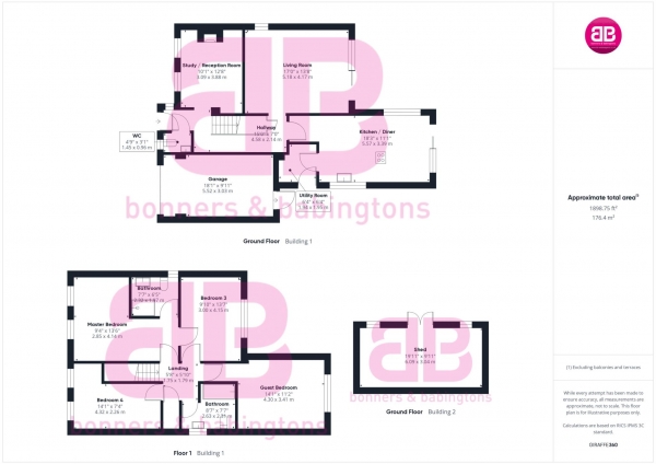 Floor Plan Image for 4 Bedroom Detached House for Sale in Stone - EXTENDED GARDEN