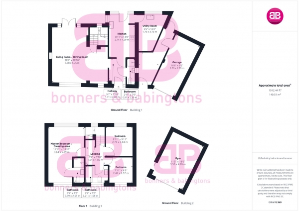 Floor Plan Image for 4 Bedroom Detached House for Sale in Ligo Avenue, Stoke Mandeville