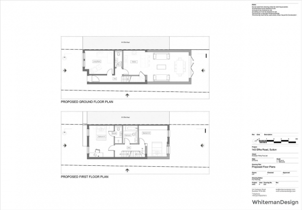 Floor Plan Image for 2 Bedroom End of Terrace House for Sale in Effra Road, Wimbledon